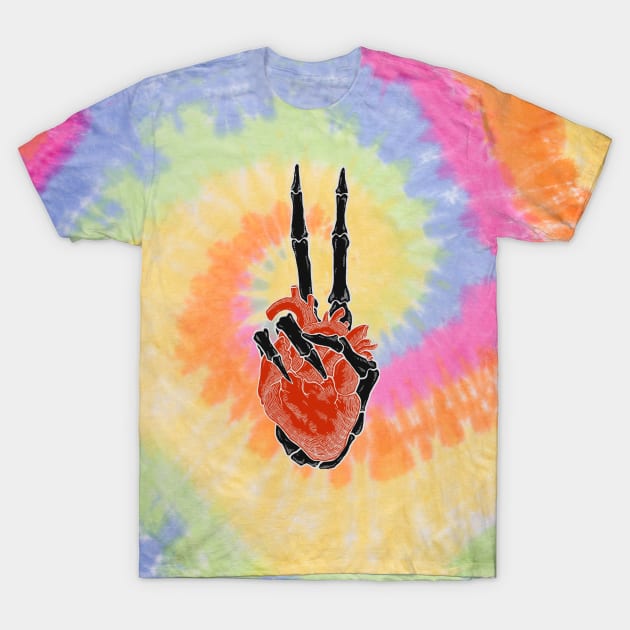 Peace heart T-Shirt by barmalisiRTB